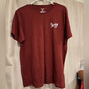 Hurley Men's Burgundy Short Sleeve Tee